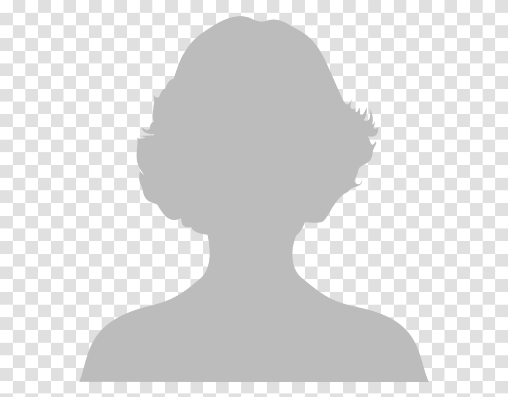Woman Front Face Silhouette, Back, Person, Human Transparent Png