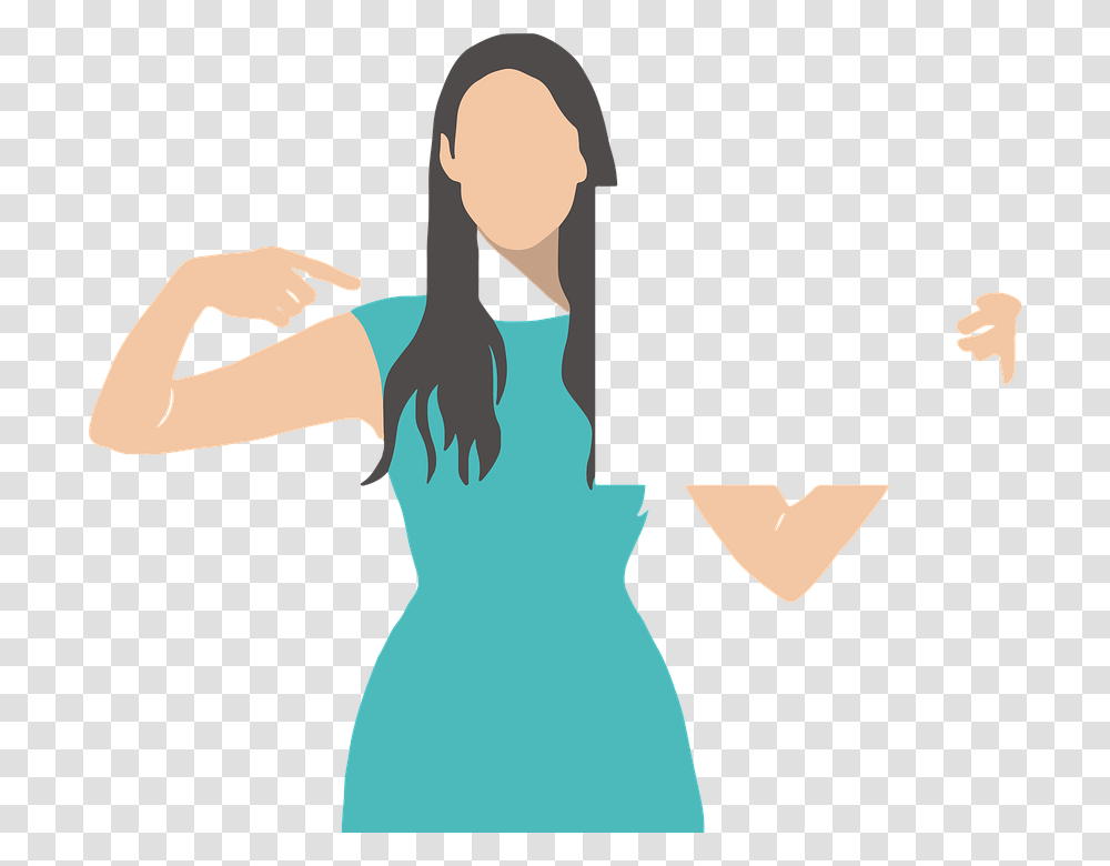 Woman Holding Sign Blank Poster Business Woman Holding A Sign, Dress, Person, Female Transparent Png