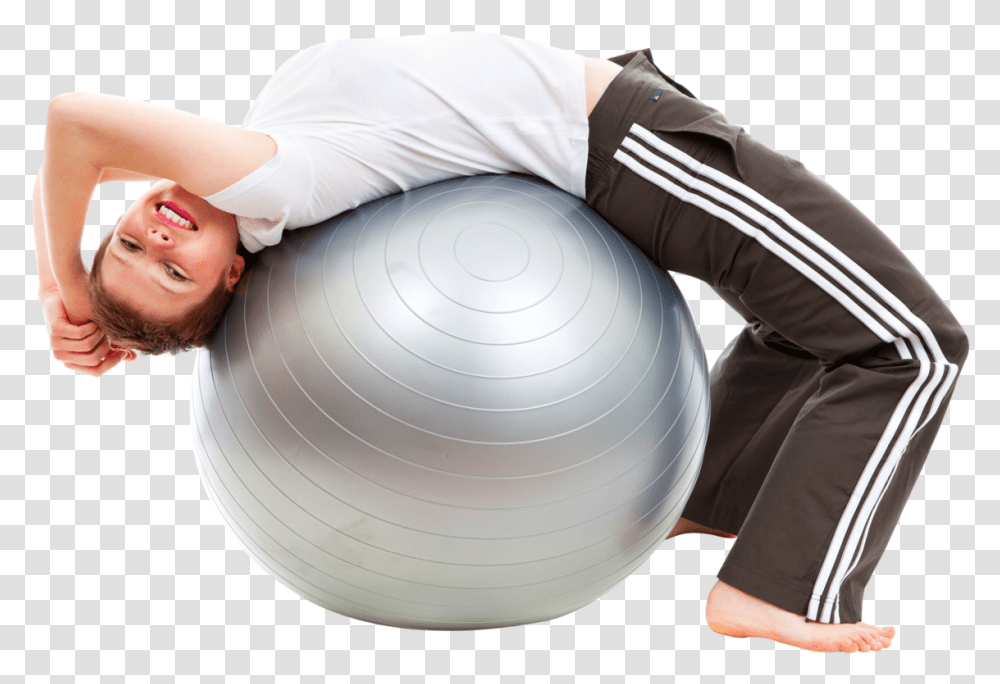 Woman Image Ball Exercises Background, Person, Human, Working Out, Sport Transparent Png