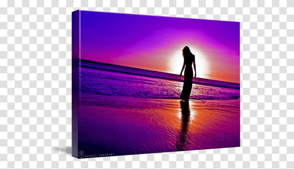 Woman In Dress Silhouette Purple By Jonah Woman In Purple Silhouette, Standing, Person, Outdoors, Monitor Transparent Png