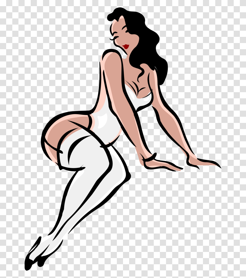 Woman In Lingerie Clipart, Person, Dance, Leisure Activities, Dance Pose Transparent Png