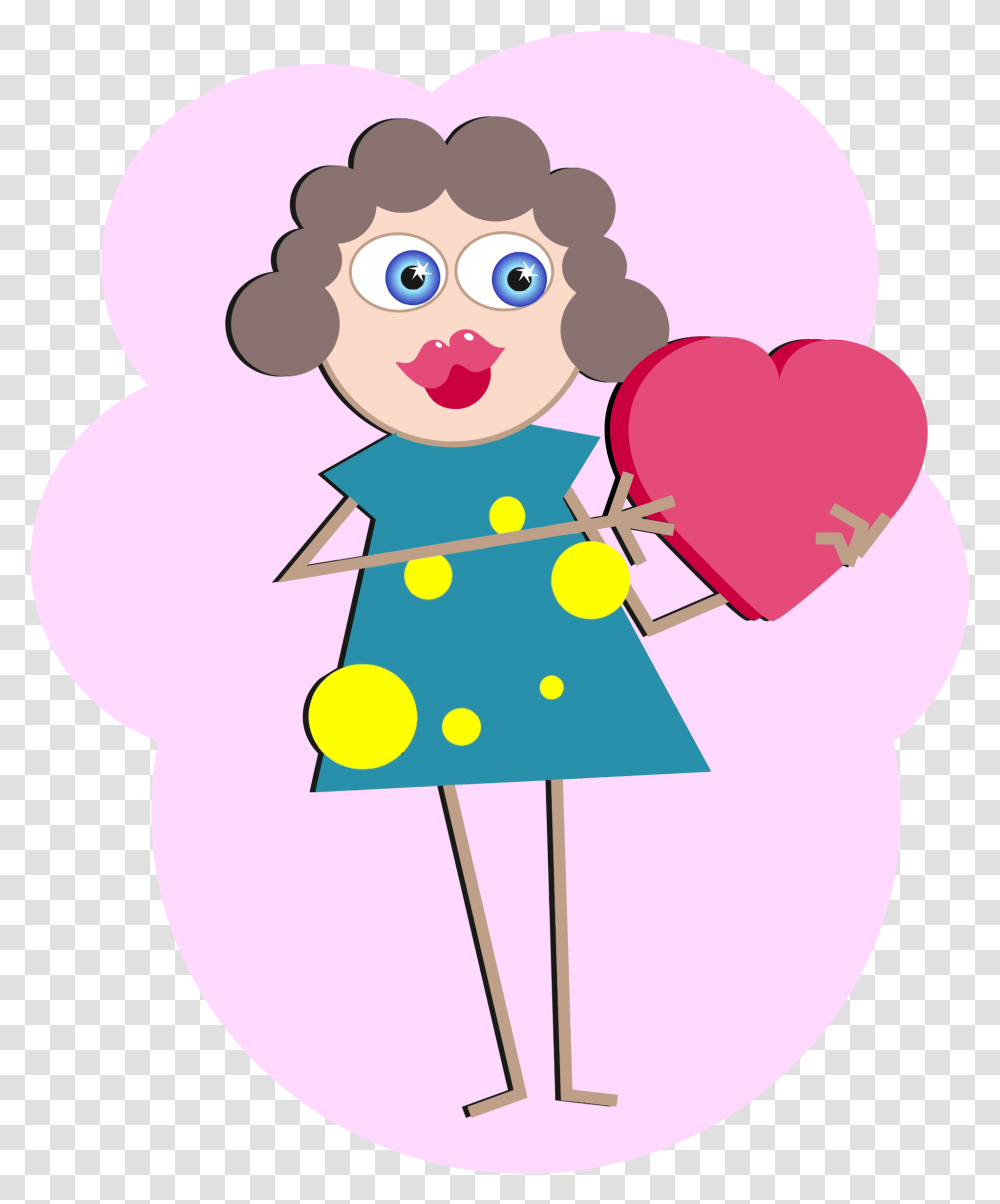 Woman In Love Clipart, Performer, Cupid Transparent Png