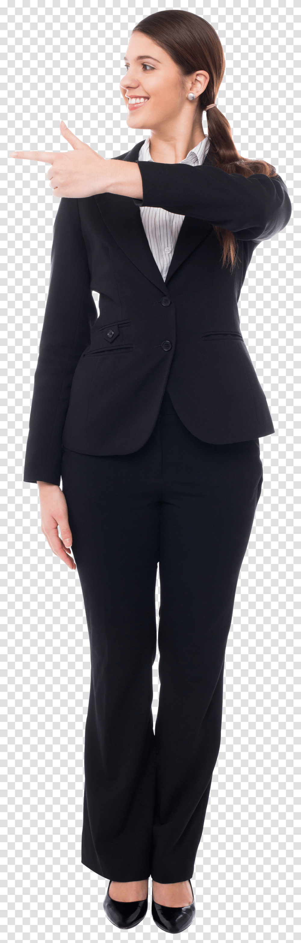 Woman In Suit Transparent Png