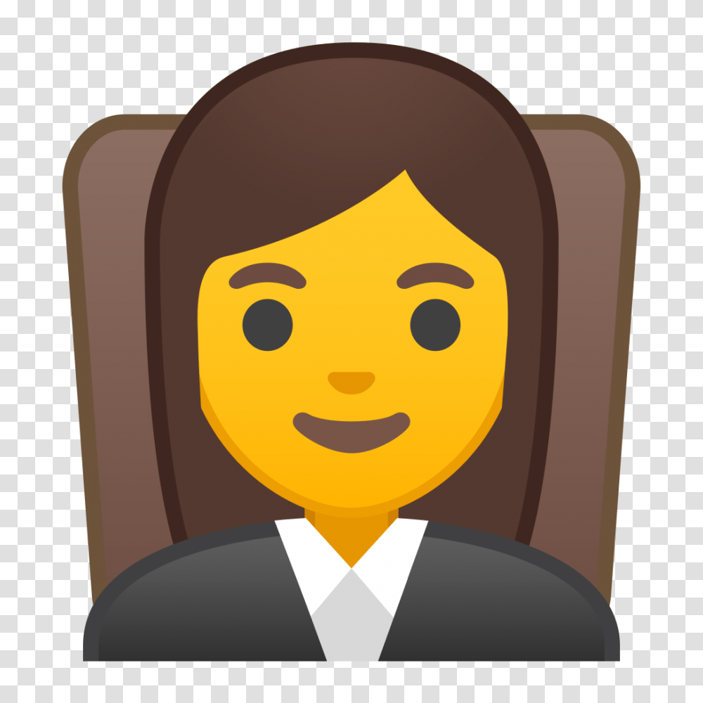 Woman Judge Icon Noto Emoji People Profession Iconset Google, Face, Head Transparent Png
