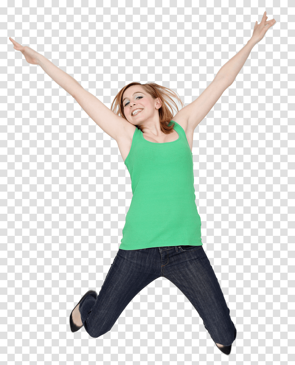 Woman Jumping For Joy Woman Jumping, Dance Pose, Leisure Activities, Person Transparent Png