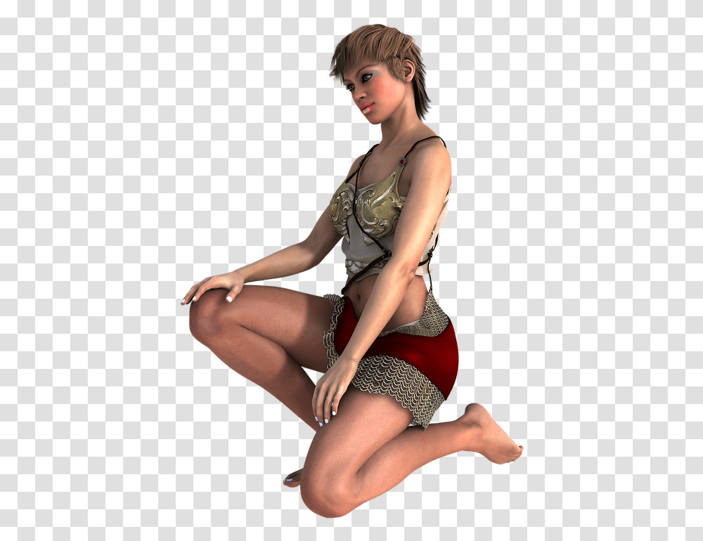 Woman Kneeling, Person, Shoe, Footwear Transparent Png