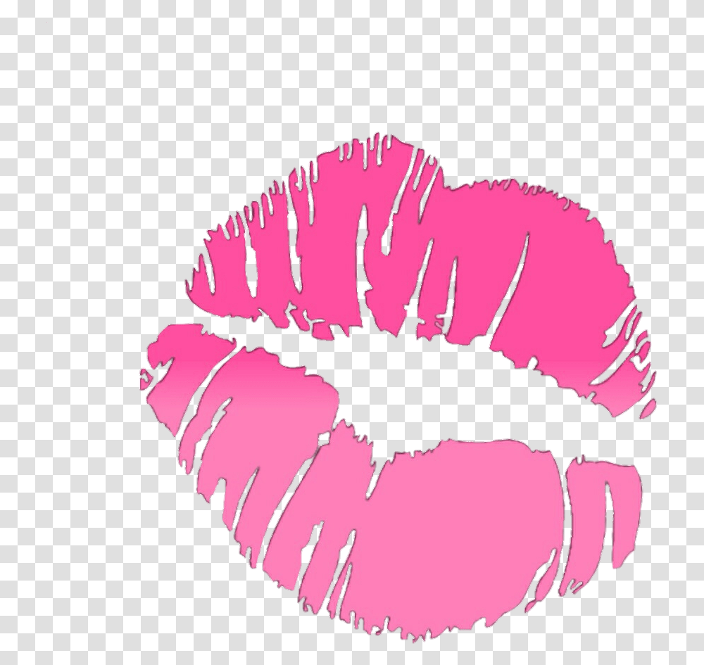 Woman Lips Kiss Lips Silhouette, Sea, Outdoors, Water, Nature Transparent Png