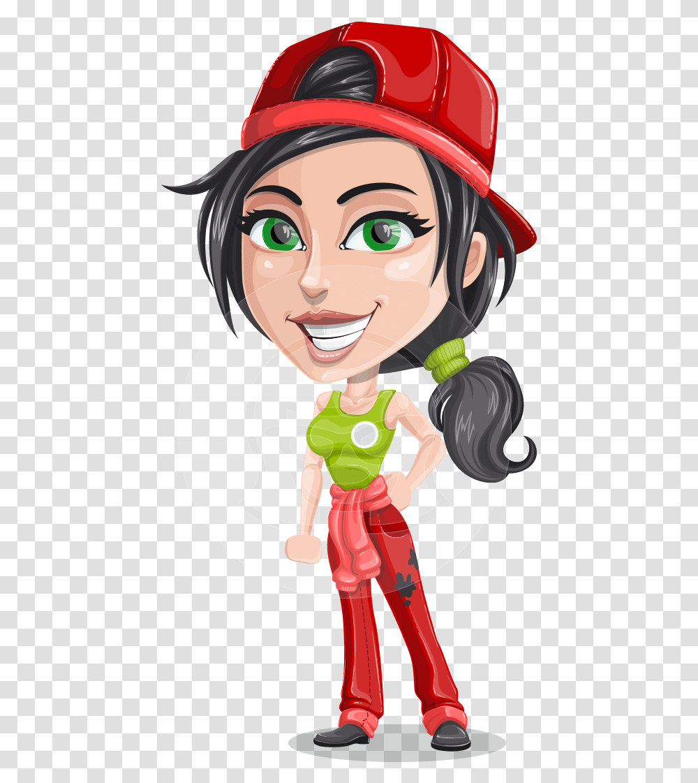 Woman Mechanic Clipart Girl Mechanic, Person, Helmet, Costume, Face Transparent Png