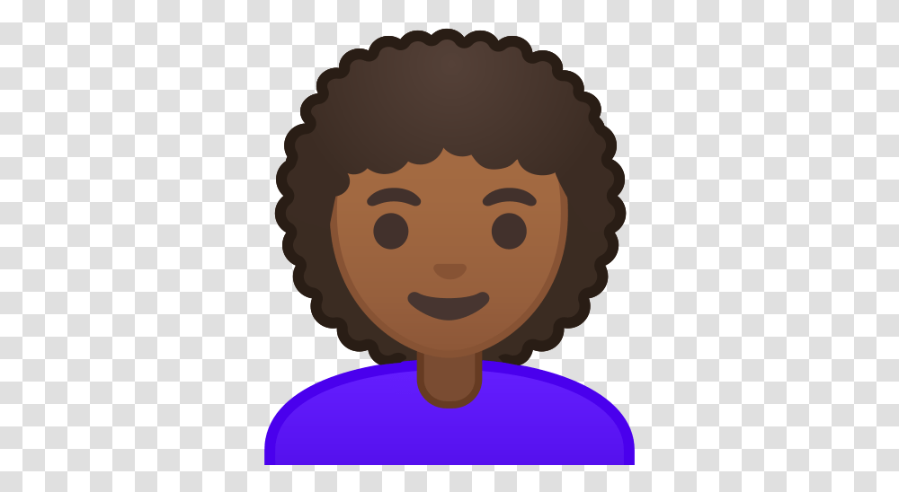 Woman Medium Dark Skin Tone Curly Hair Emoji Afro Emoji Copy And Paste Transparent Png