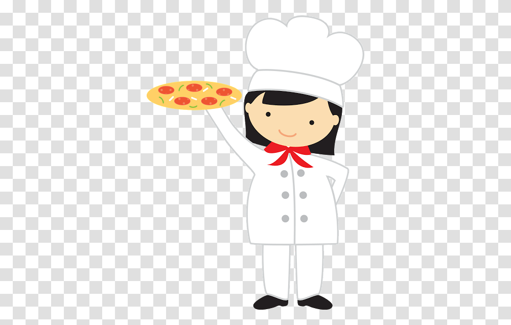 Woman Pizza Maker, Chef, Snowman, Winter, Outdoors Transparent Png