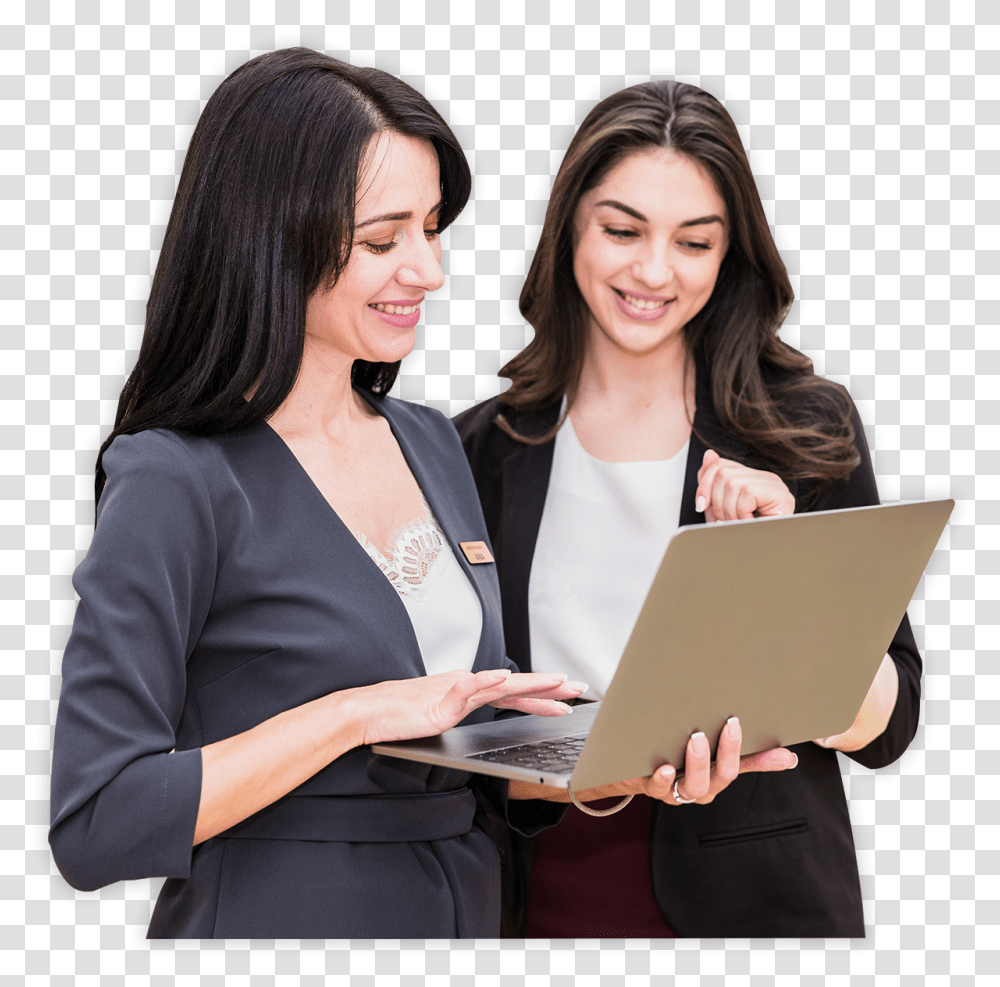 Woman Planning Events, Pc, Computer, Electronics, Person Transparent Png