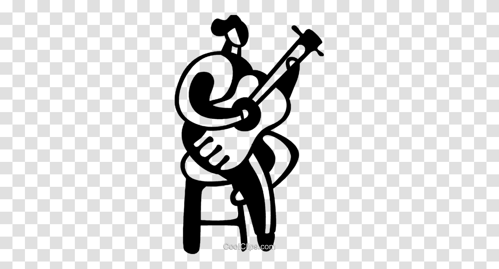 Woman Playing Acoustic Guitar Royalty Free Vector Clip Art, Hand, Leisure Activities, Musical Instrument, Bagpipe Transparent Png