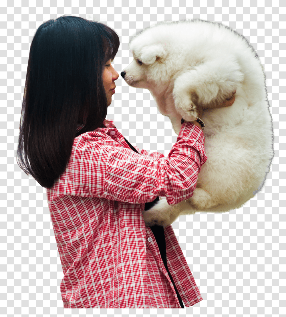 Woman Playing With A Puppy Dog Image Woman And Dog, Person, Human, Pet, Animal Transparent Png