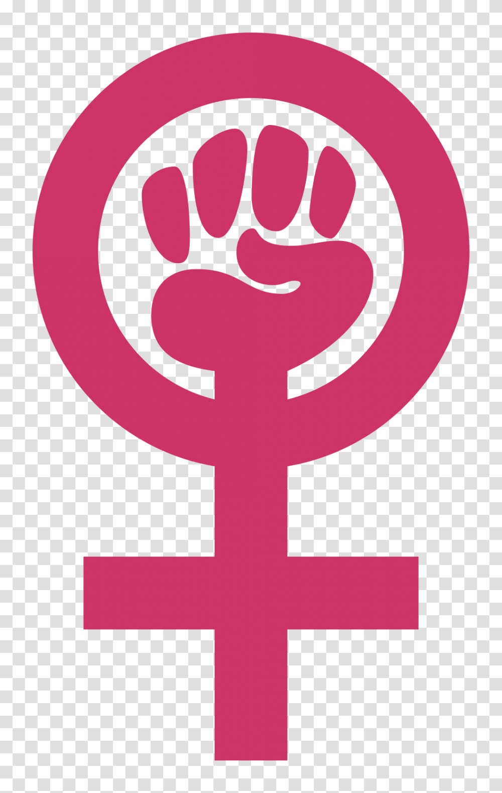 Woman Power Emblem, Hand, Cross, Fist Transparent Png