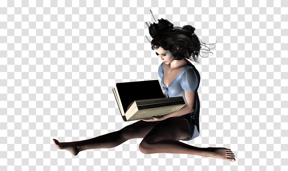 Woman Reading Woman Reading A Book, Person, Female Transparent Png