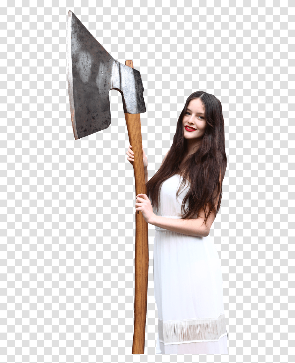 Woman Reaper Cutout Ball And Chain Marriage Photo Shoot, Axe, Tool, Person, Human Transparent Png