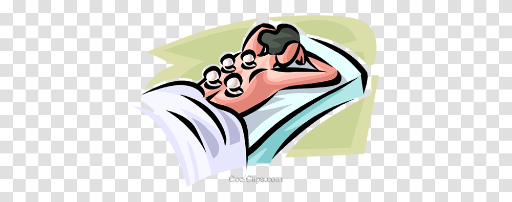 Woman Receiving A Massage Royalty Free Vector Clip Art, Spa, Washing, Outdoors Transparent Png