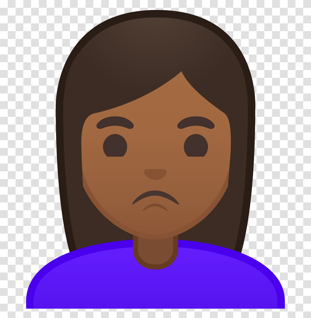 Woman Relax Emoji, Head, Face, Bowl, Cushion Transparent Png