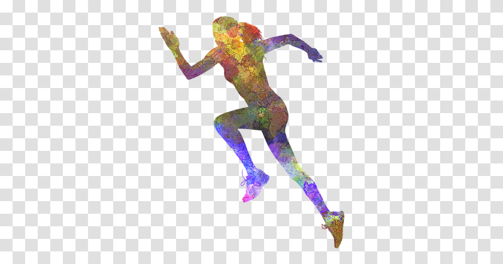 Woman Runner Running Jogger Jogging Silhouette, Modern Art, Person, Acrobatic, Leisure Activities Transparent Png