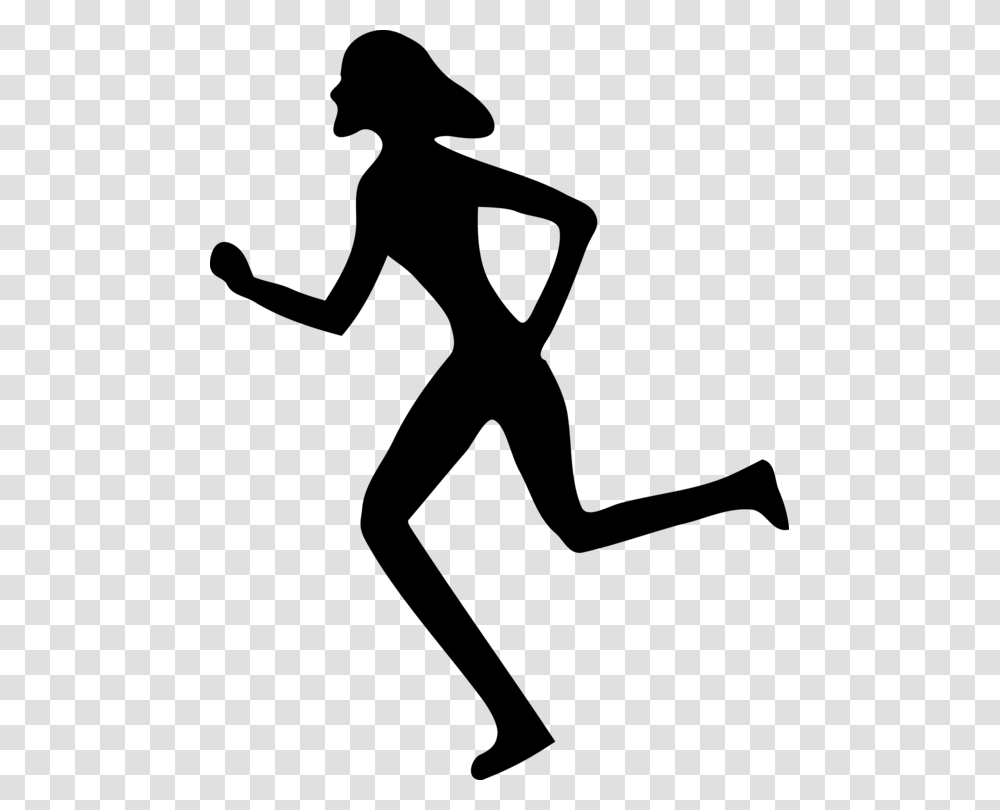 Woman Running Download Girl Drawing, Gray, World Of Warcraft Transparent Png