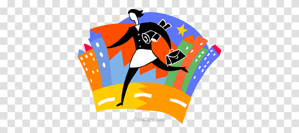 Woman Running Late For Work Royalty Free Vector Clip Art, Poster, Advertisement, Paper Transparent Png