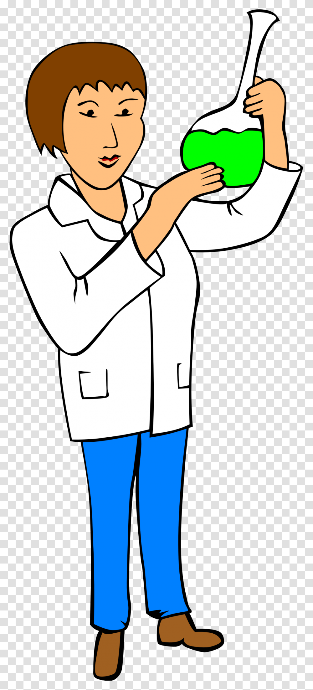 Woman Scientist Cartoon People Clipart Collection, Person, Human, Shirt Transparent Png