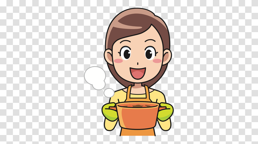 Woman Serving A Dinner, Coffee Cup, Eating, Food, Face Transparent Png