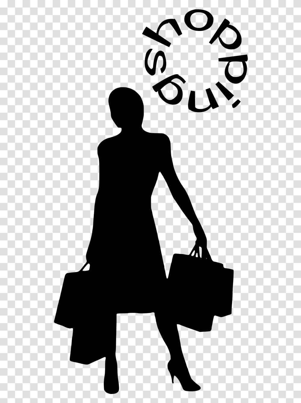 Woman Shopping Fashion Free Photo, Gray, World Of Warcraft Transparent Png