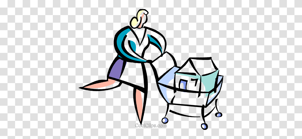 Woman Shopping For A New Home Royalty Free Vector Clip Art, Doodle, Drawing, Knight, Duel Transparent Png