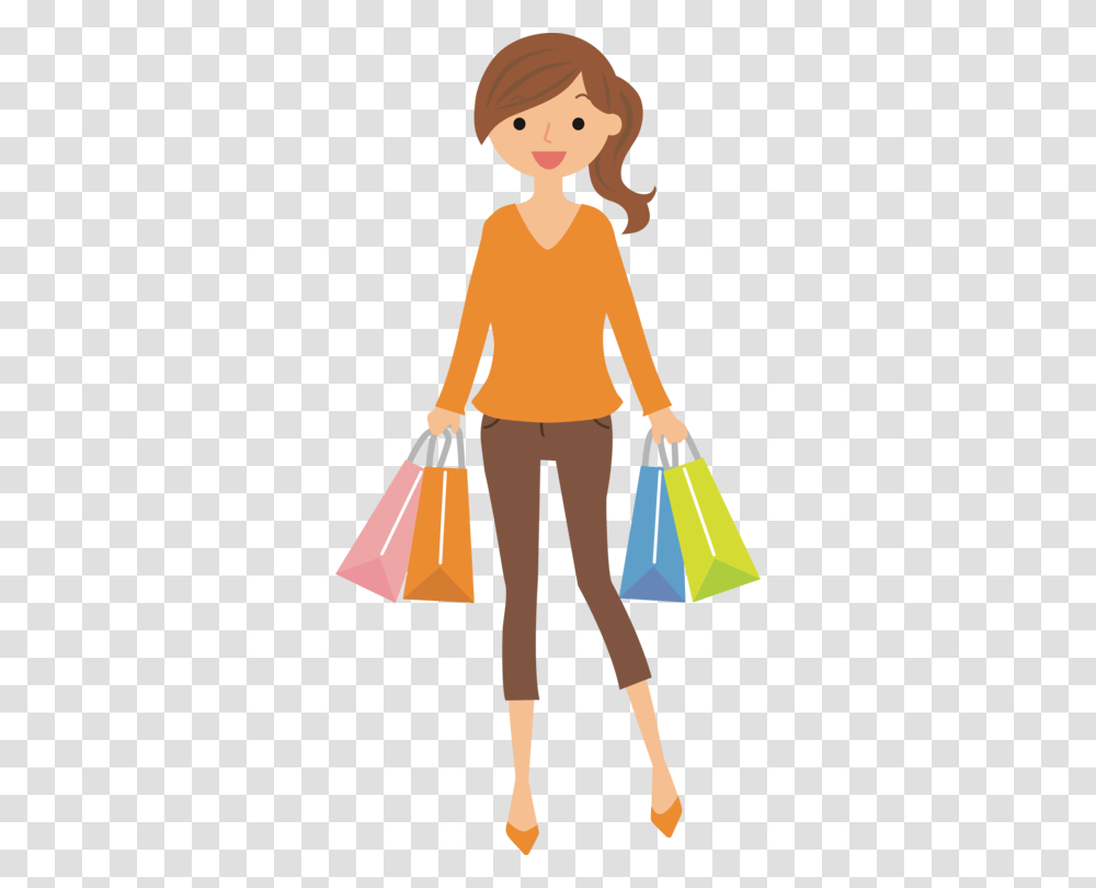 Woman Shopping Personal Shopper Girl Female, Human, Bag, Apparel Transparent Png