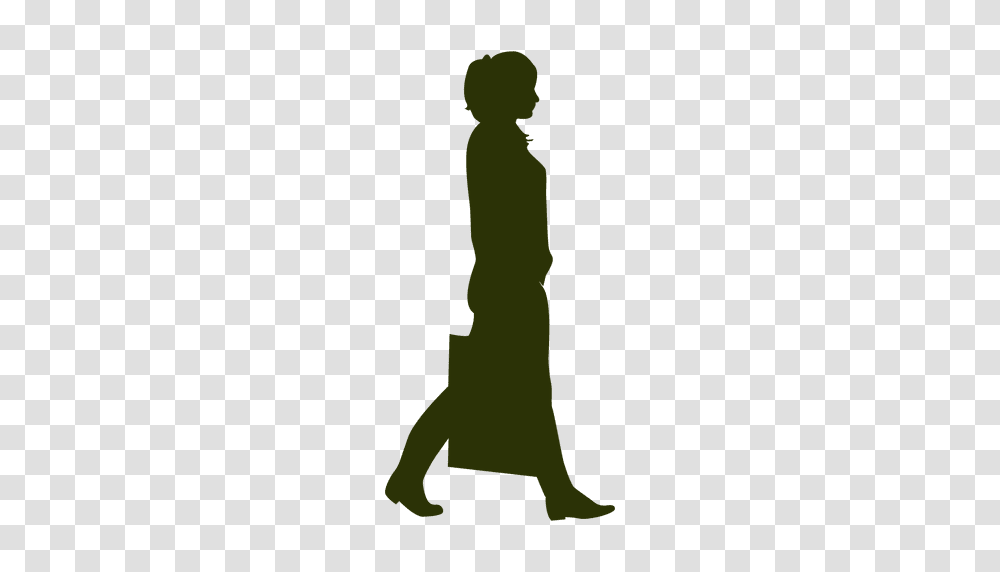 Woman Shopping Silhouette, Person, Human, Kneeling, Standing Transparent Png