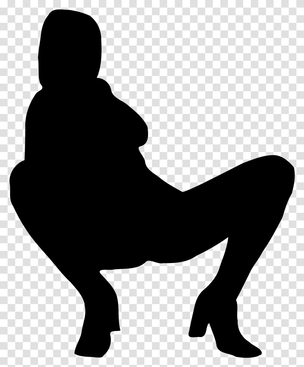 Woman Silhouette 59 Clip Arts Silhouette Sitting Woman, Gray, World Of Warcraft Transparent Png