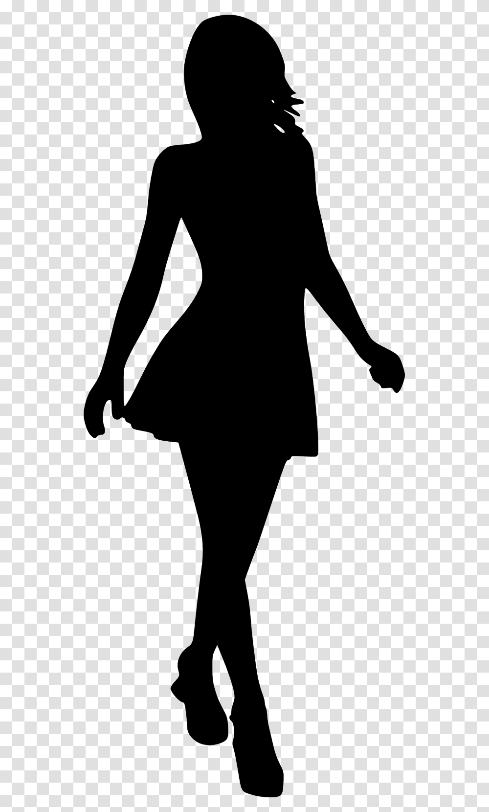 Woman Silhouette Clip Art Fashion Woman Silhouette, Gray, World Of Warcraft Transparent Png