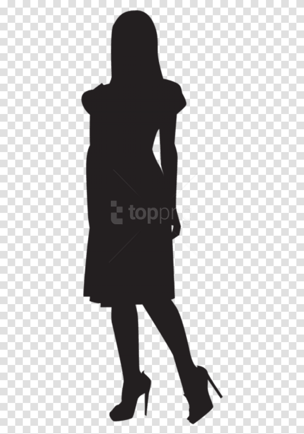 Woman Silhouette Clipart, Apparel, Person, Human Transparent Png