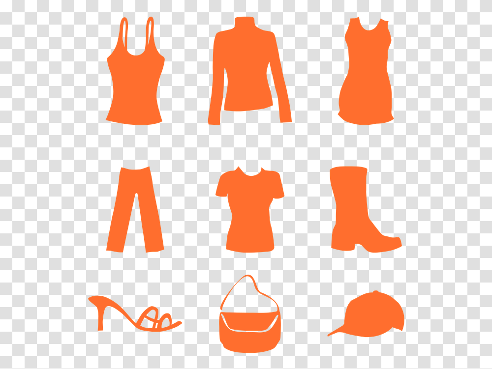 Woman Silhouette Dress, Alphabet, Number Transparent Png