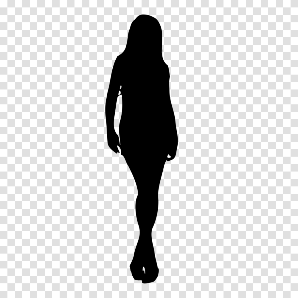 Woman Silhouette Free Stock Photo Illustrated Silhouette, Gray, World Of Warcraft Transparent Png