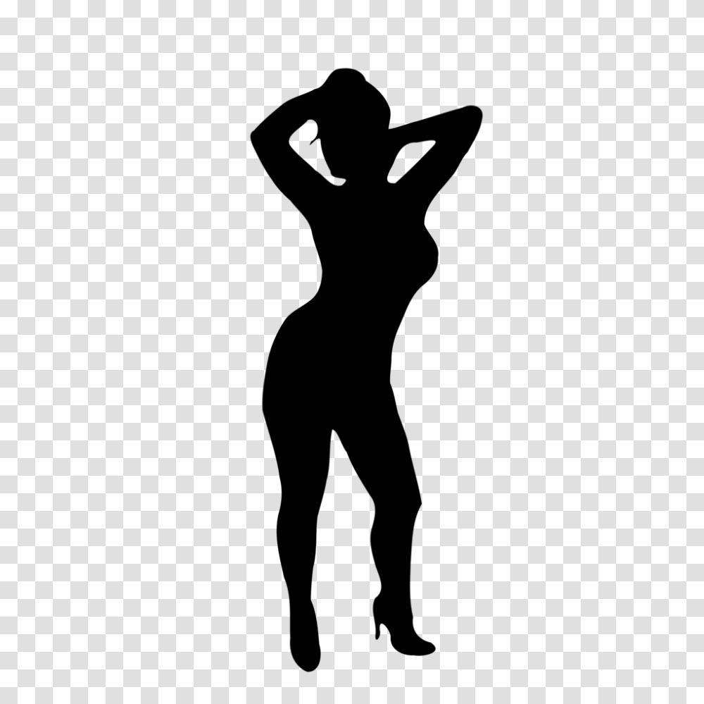 Woman Silhouette Free Stock Photo Illustrated Silhouette, Gray, World Of Warcraft Transparent Png