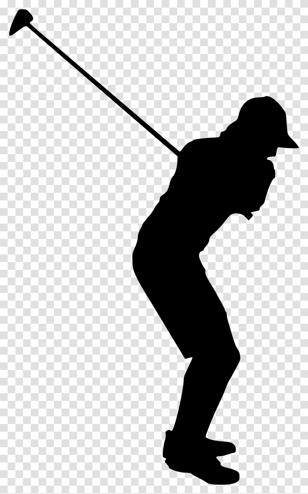 Woman Silhouette Golf, Person, Human, Leisure Activities, People Transparent Png
