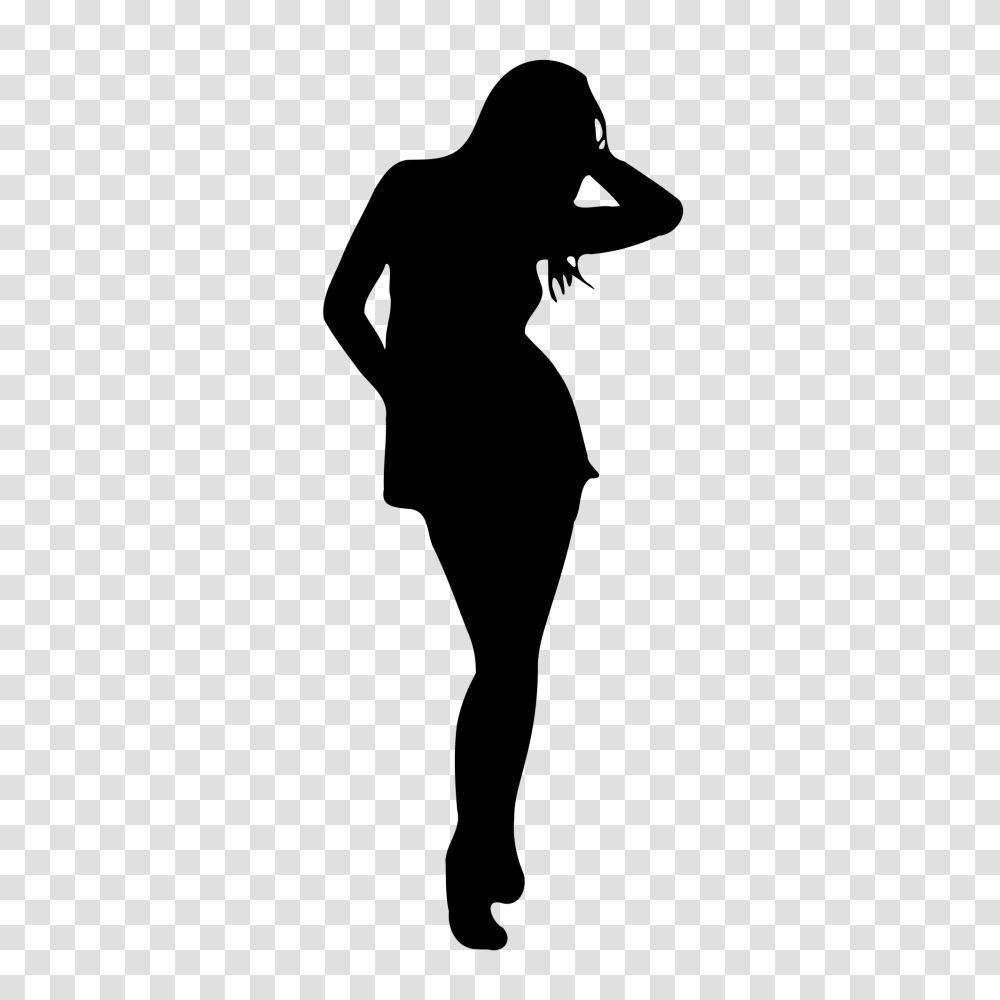 Woman Silhouette, Gray, World Of Warcraft Transparent Png