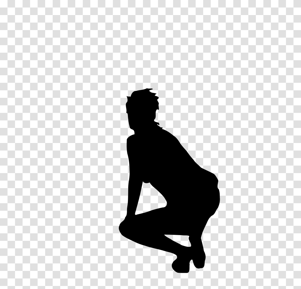 Woman Silhouette Large Size, Gray, World Of Warcraft Transparent Png