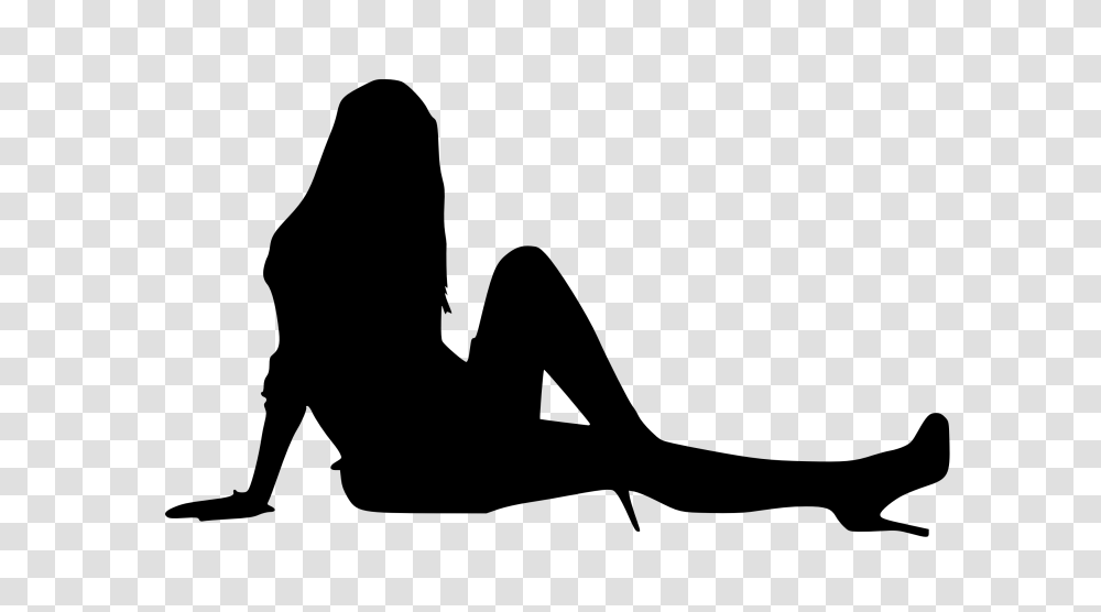 Woman Silhouette, Person, Human, Fitness, Working Out Transparent Png