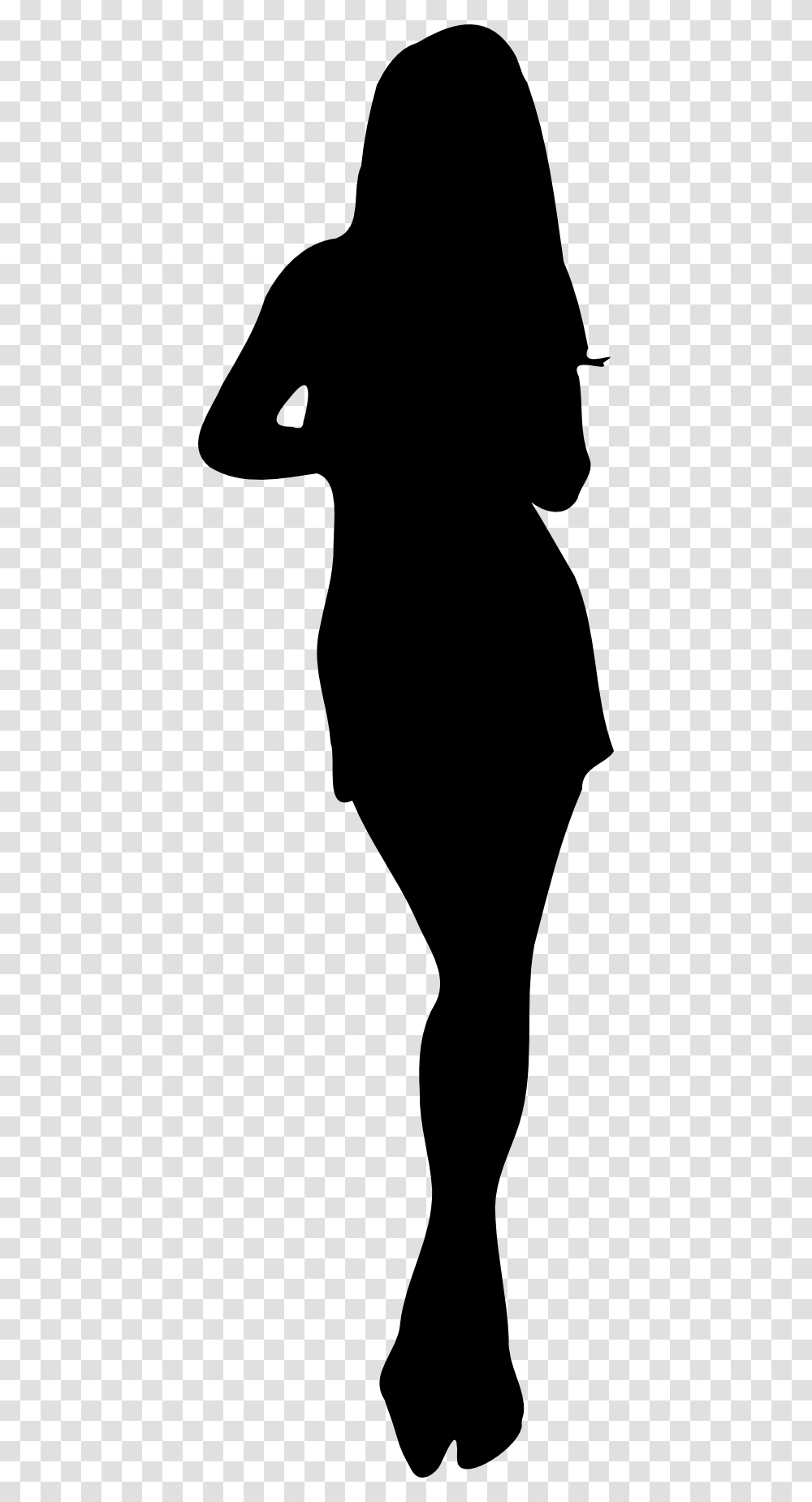 Woman Silhouette, Person, Sleeve, Undershirt Transparent Png