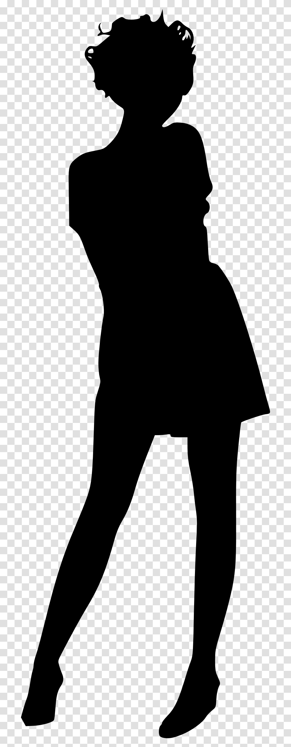Woman Silhouette Person Taking Shower Silhouette, Gray, World Of Warcraft Transparent Png