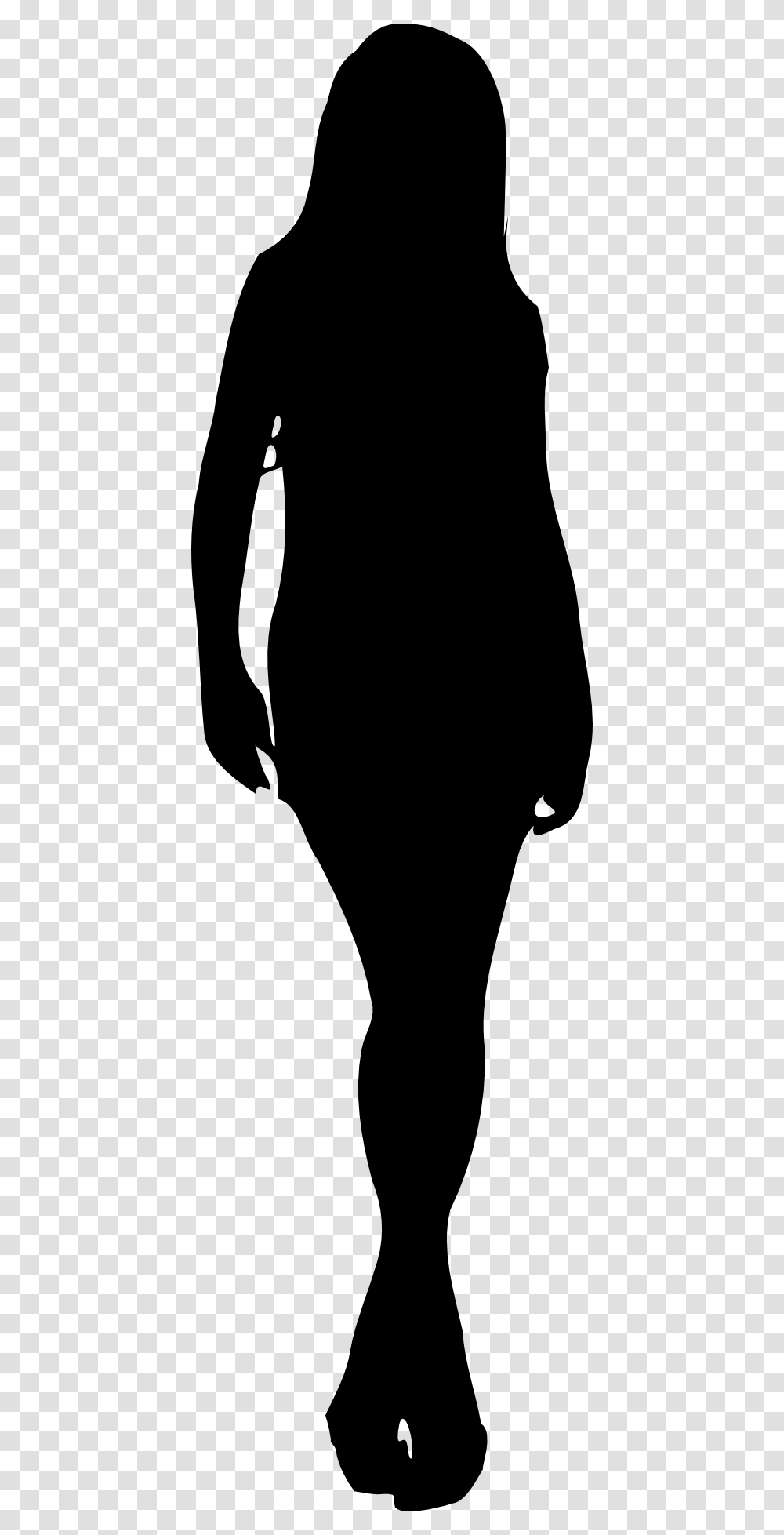 Woman Silhouette Pictures, Person, Stencil, Back, Sleeve Transparent Png