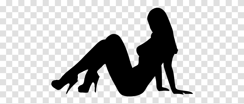 Woman Silhouette Send Nudes, Gray, World Of Warcraft Transparent Png