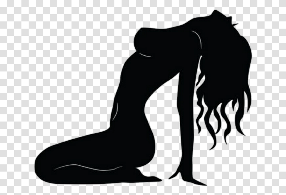 Woman Silhouette Sexy Sexy Girl Car Decal, Kneeling, Photography, Stencil Transparent Png