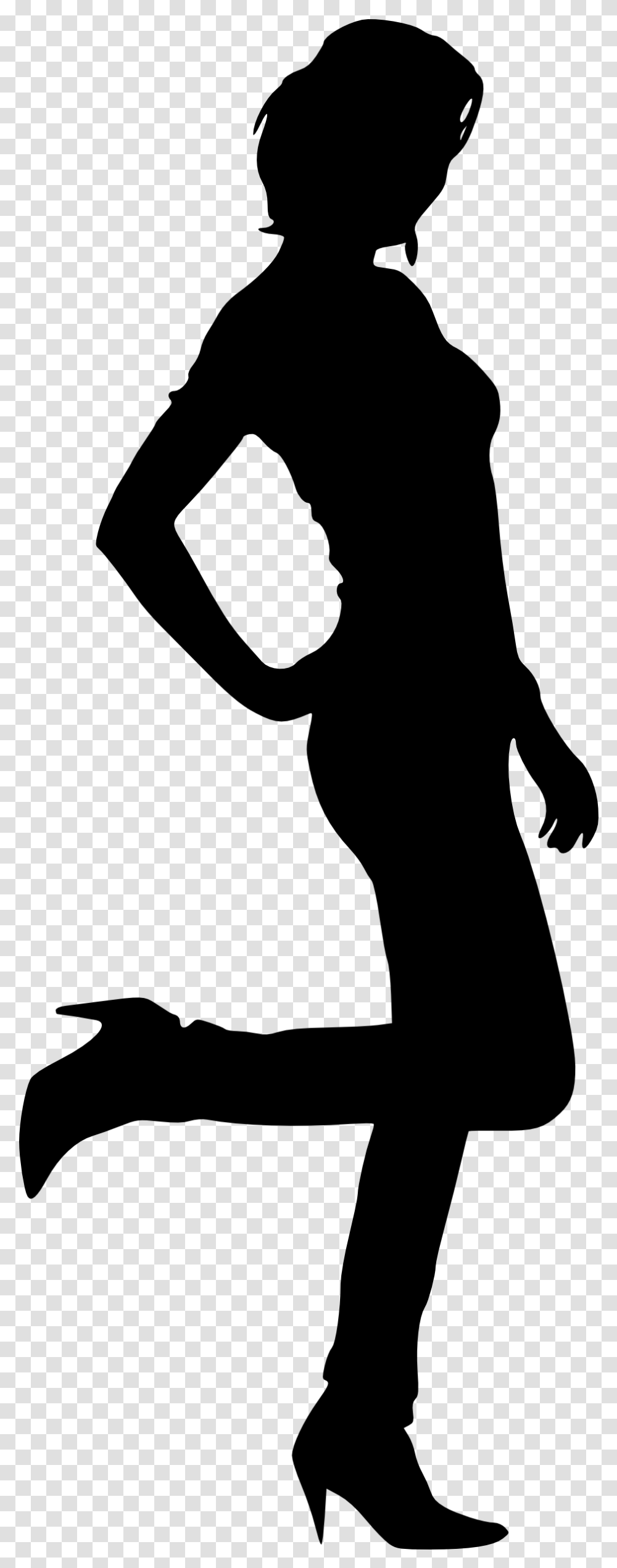 Woman Silhouettes Women Black, Gray, World Of Warcraft Transparent Png