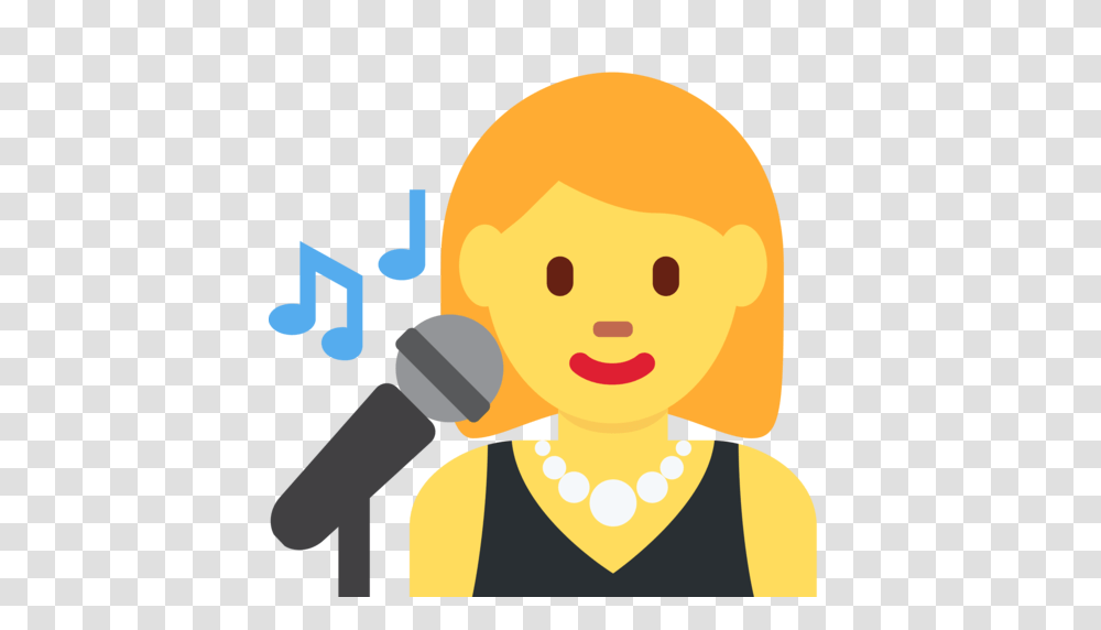 Woman Singer Emoji, Face, Female, Photography Transparent Png