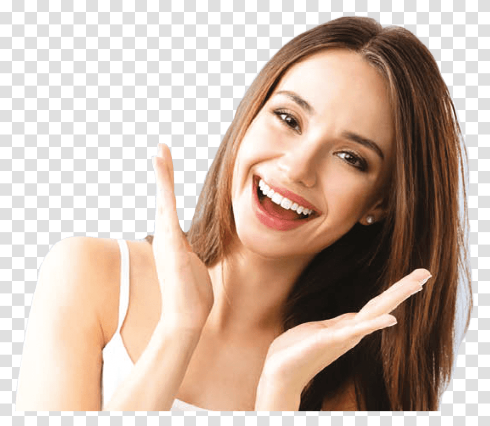 Woman Smile Dentist, Face, Person, Female, Laughing Transparent Png