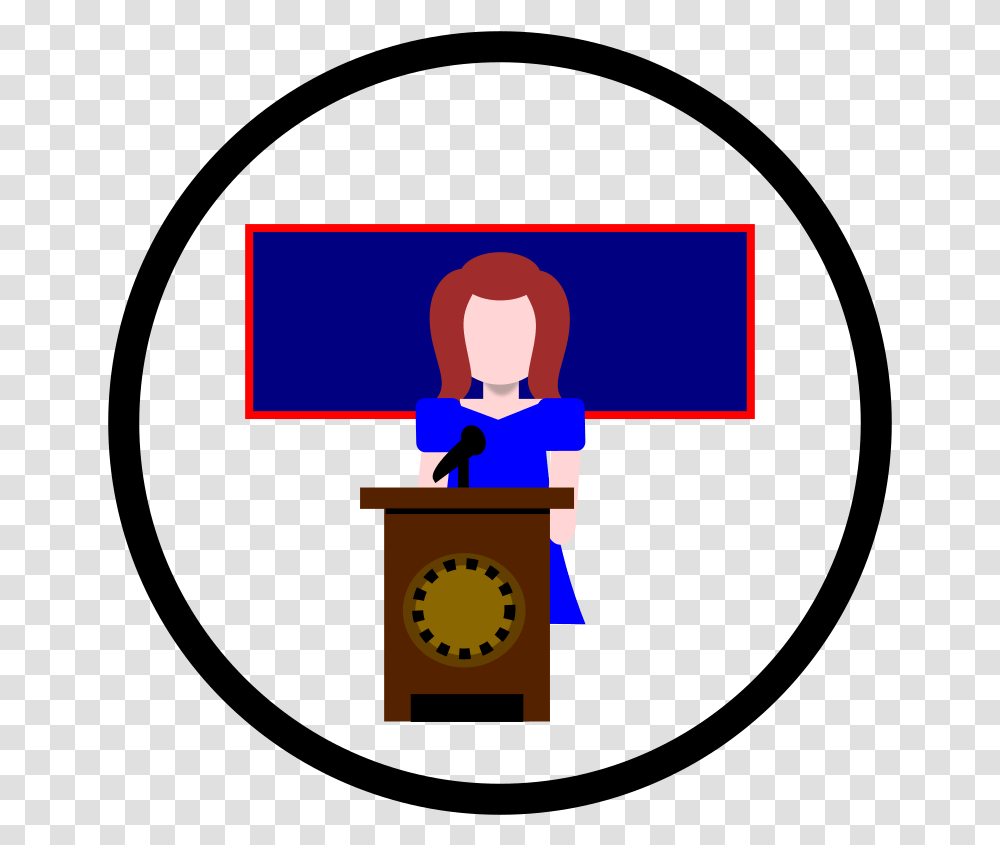 Woman Speaker Clipart, Audience, Crowd, Speech, Clock Tower Transparent Png
